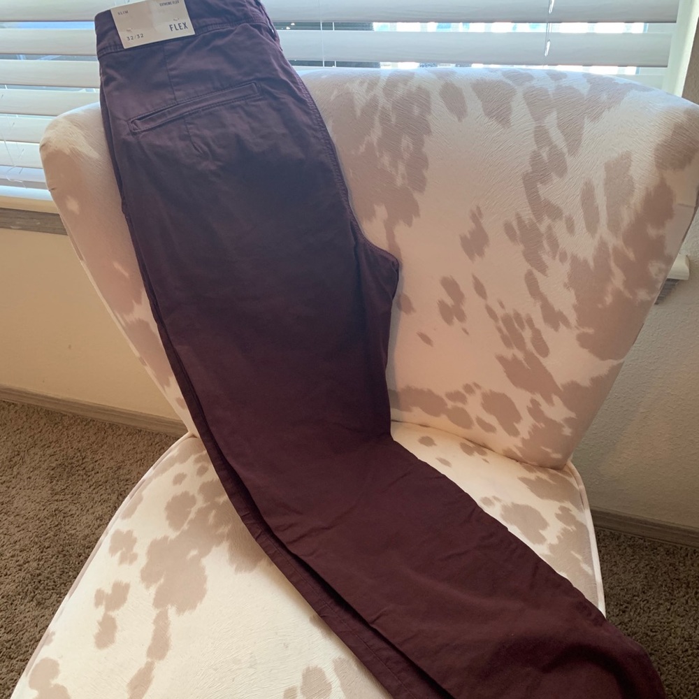 Burgundy American Eagle Pants